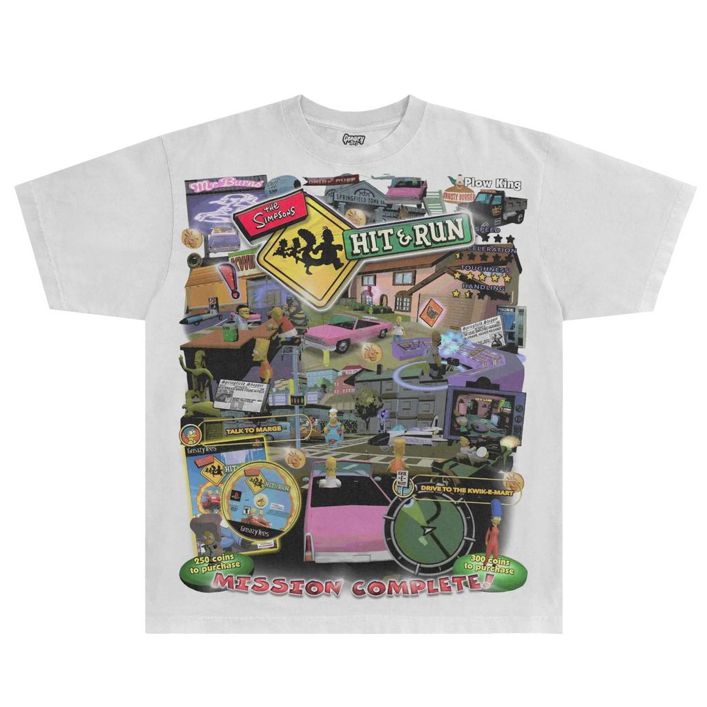 The Simpsons Hit & Run Tee Classic Tee Hoodie, Sweatshirt | ZylaModa.com (Image 1)