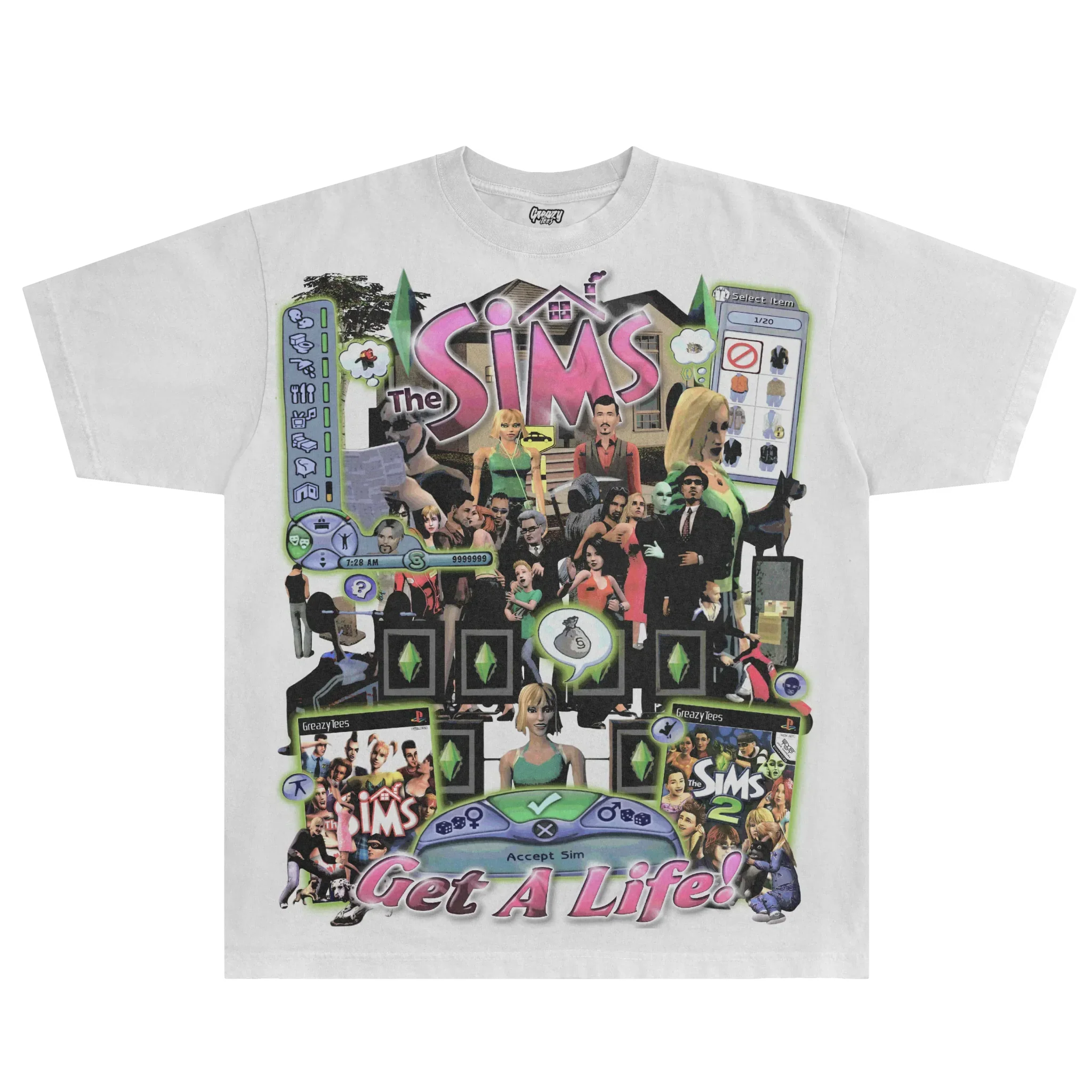 The Sims Classic Tee Hoodie, Sweatshirt | ZylaModa.com (Image 1)