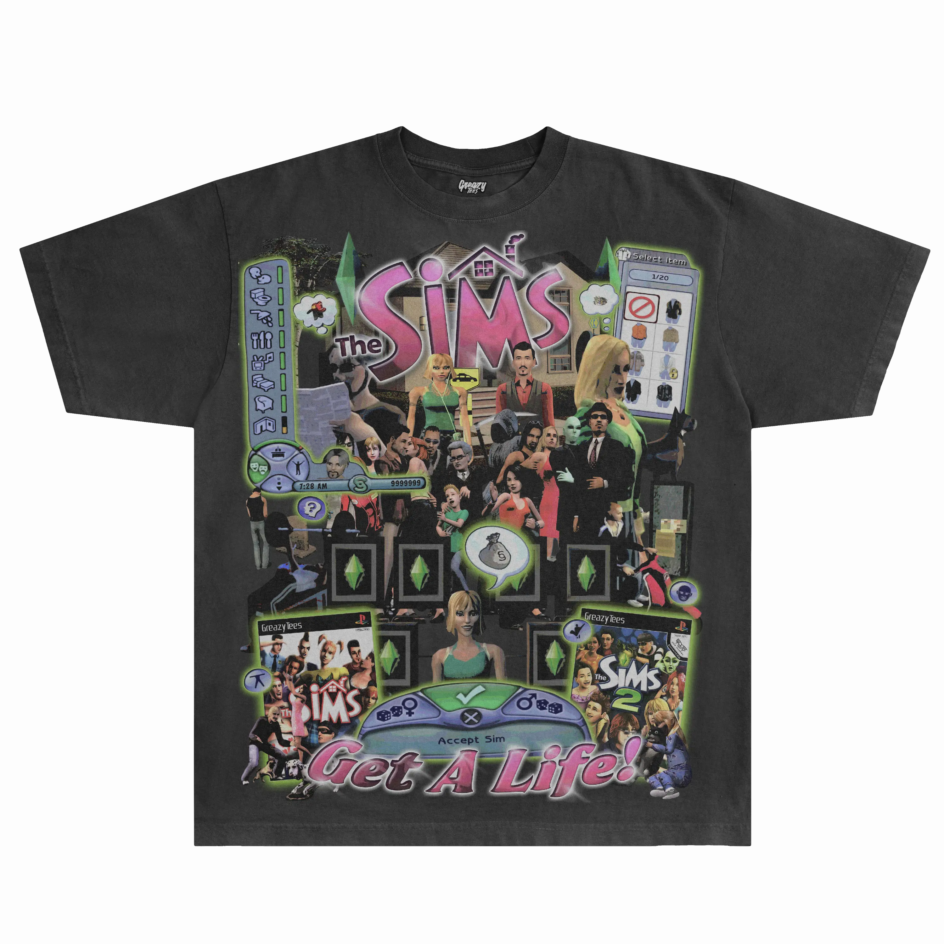 The Sims Classic Tee Hoodie, Sweatshirt | ZylaModa.com (Image 3)