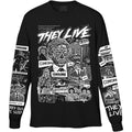 THEY LIVE: CONSUME - LONG SLEEVE SHIRT (GLOW IN THE DARK) Hoodie, Sweatshirt | ZylaModa.com (Image 1)