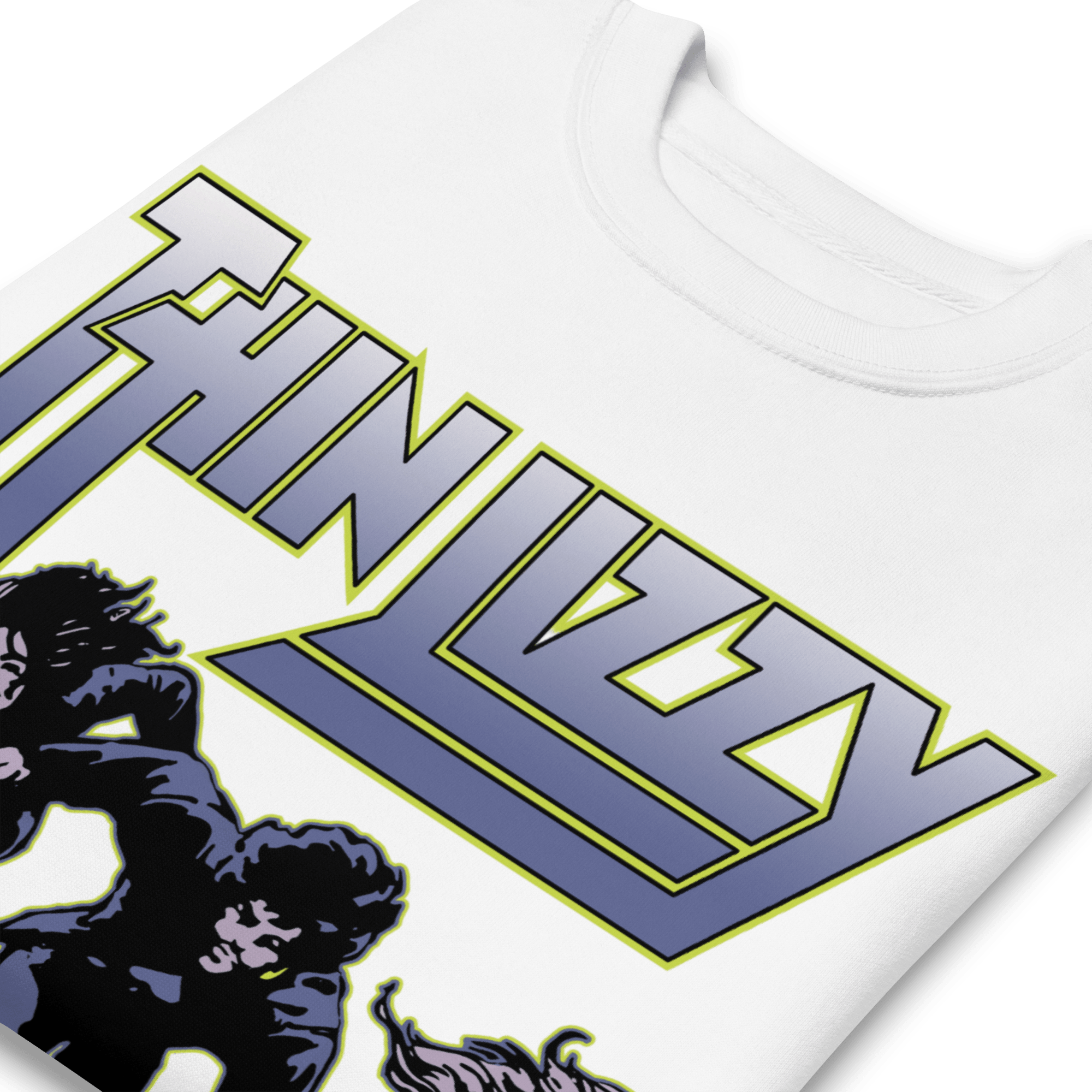 Thin Lizzy Jailbreakers Jumbo Print Sweatshirt T-Shirts, Hoodie | ZylaModa.com (Image 4)
