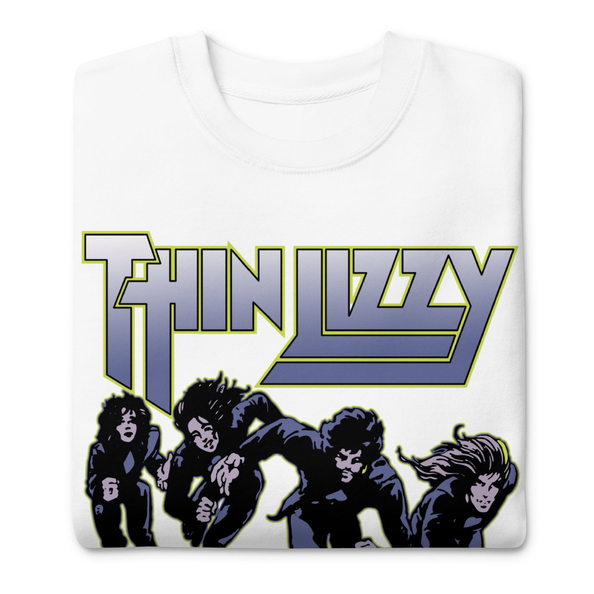 Thin Lizzy Jailbreakers Jumbo Print Sweatshirt T-Shirts, Hoodie | ZylaModa.com (Image 2)