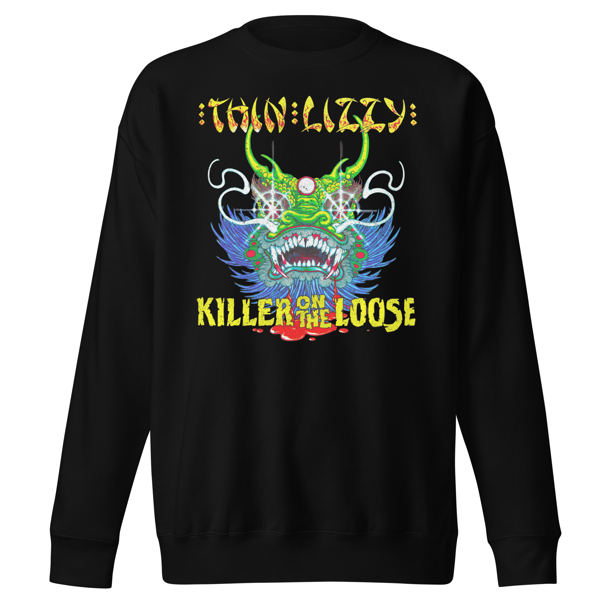 Thin Lizzy Killers on the Loose Sweatshirt T-Shirts, Hoodie | ZylaModa.com (Image 1)
