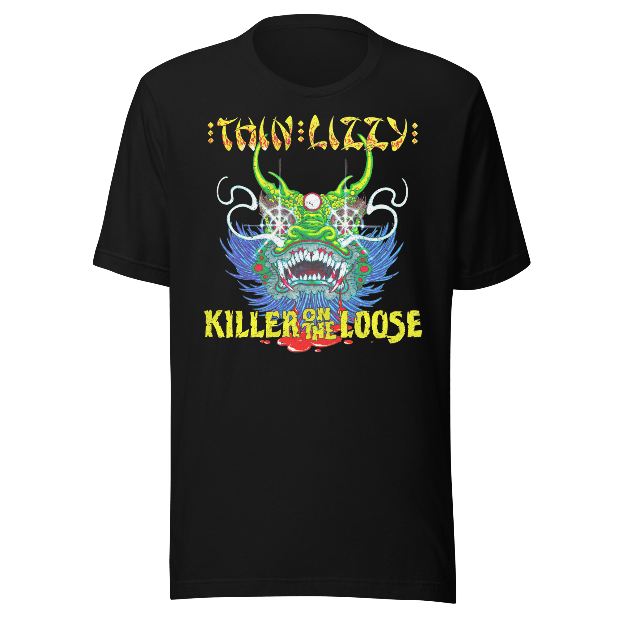 Thin Lizzy Killers on the Loose T-Shirt Hoodie, Sweatshirt | ZylaModa.com (Image 1)