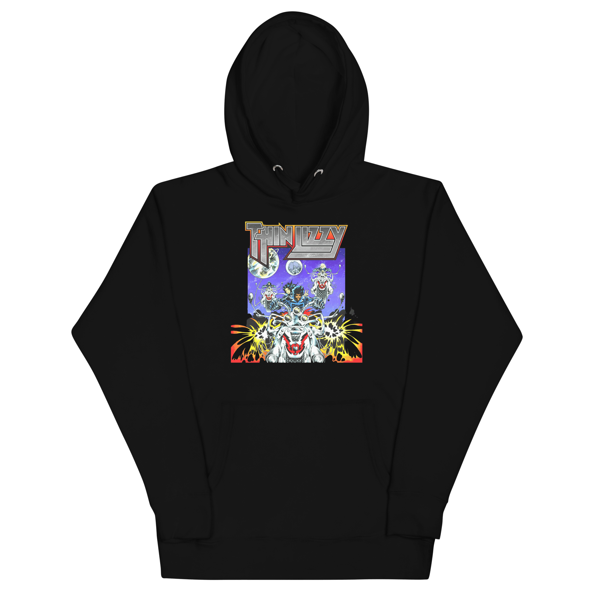 Thin Lizzy Night Riders Hoodie T-Shirts, Sweatshirt | ZylaModa.com (Image 2)