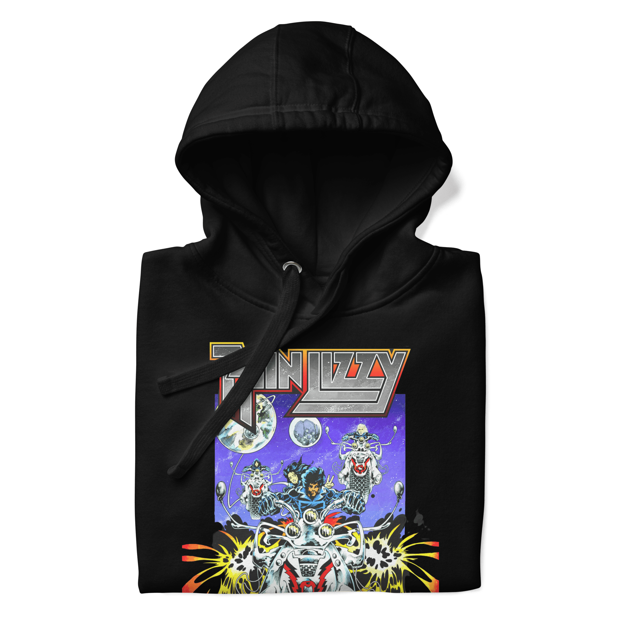 Thin Lizzy Night Riders Hoodie T-Shirts, Sweatshirt | ZylaModa.com (Image 1)