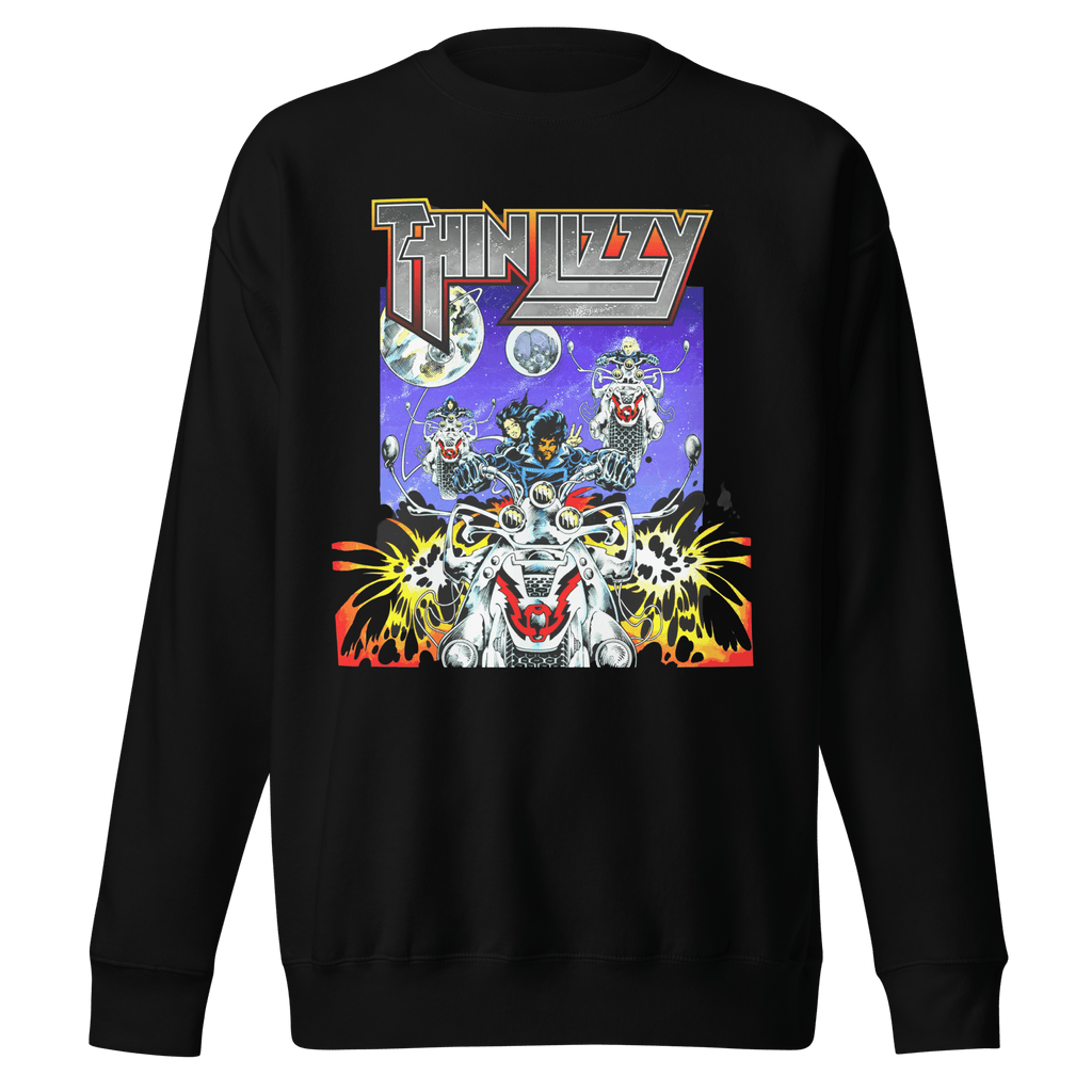 Thin Lizzy Night Riders Sweatshirt T-Shirts, Hoodie | ZylaModa.com (Image 1)