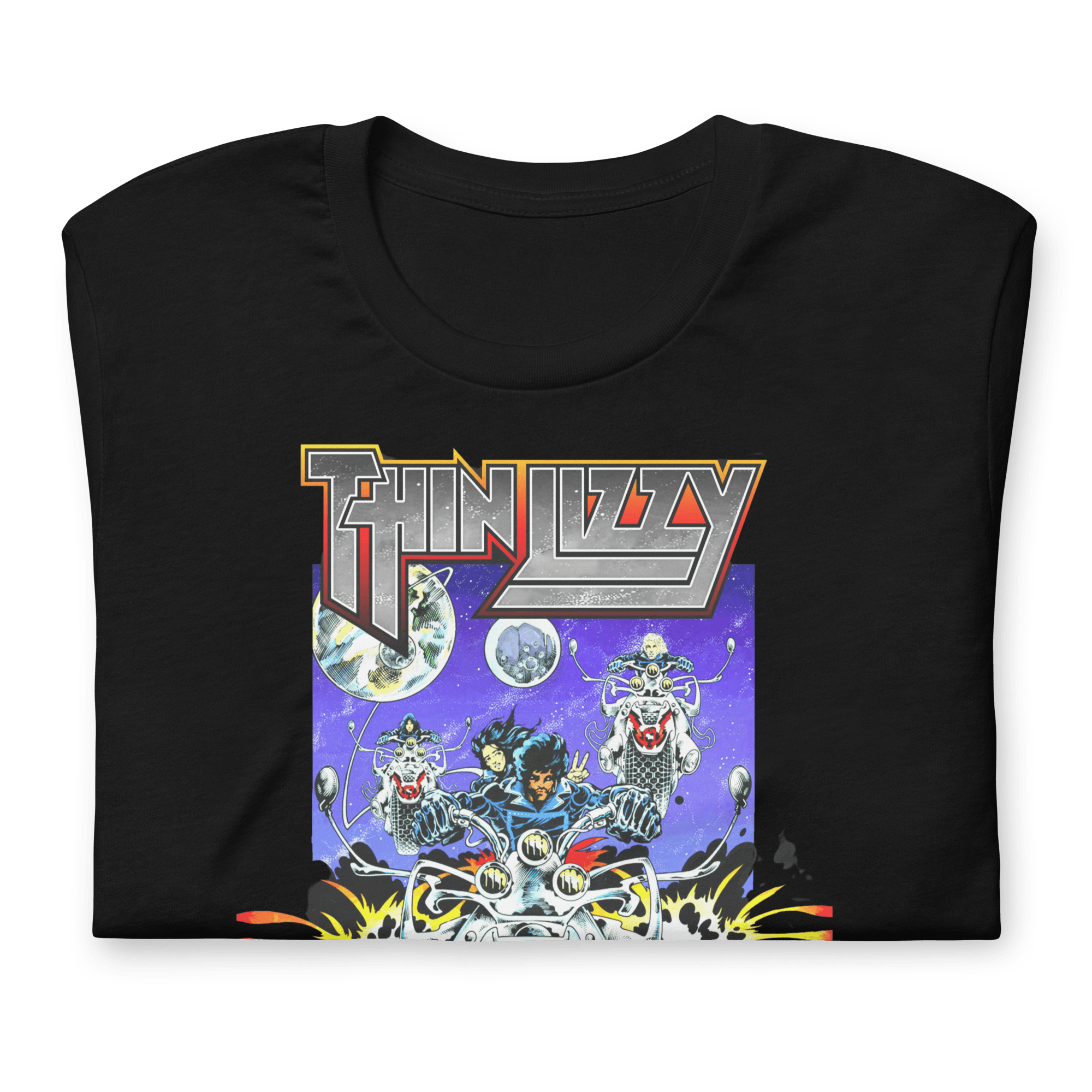 Thin Lizzy Night Riders T-Shirt Hoodie, Sweatshirt | ZylaModa.com (Image 2)