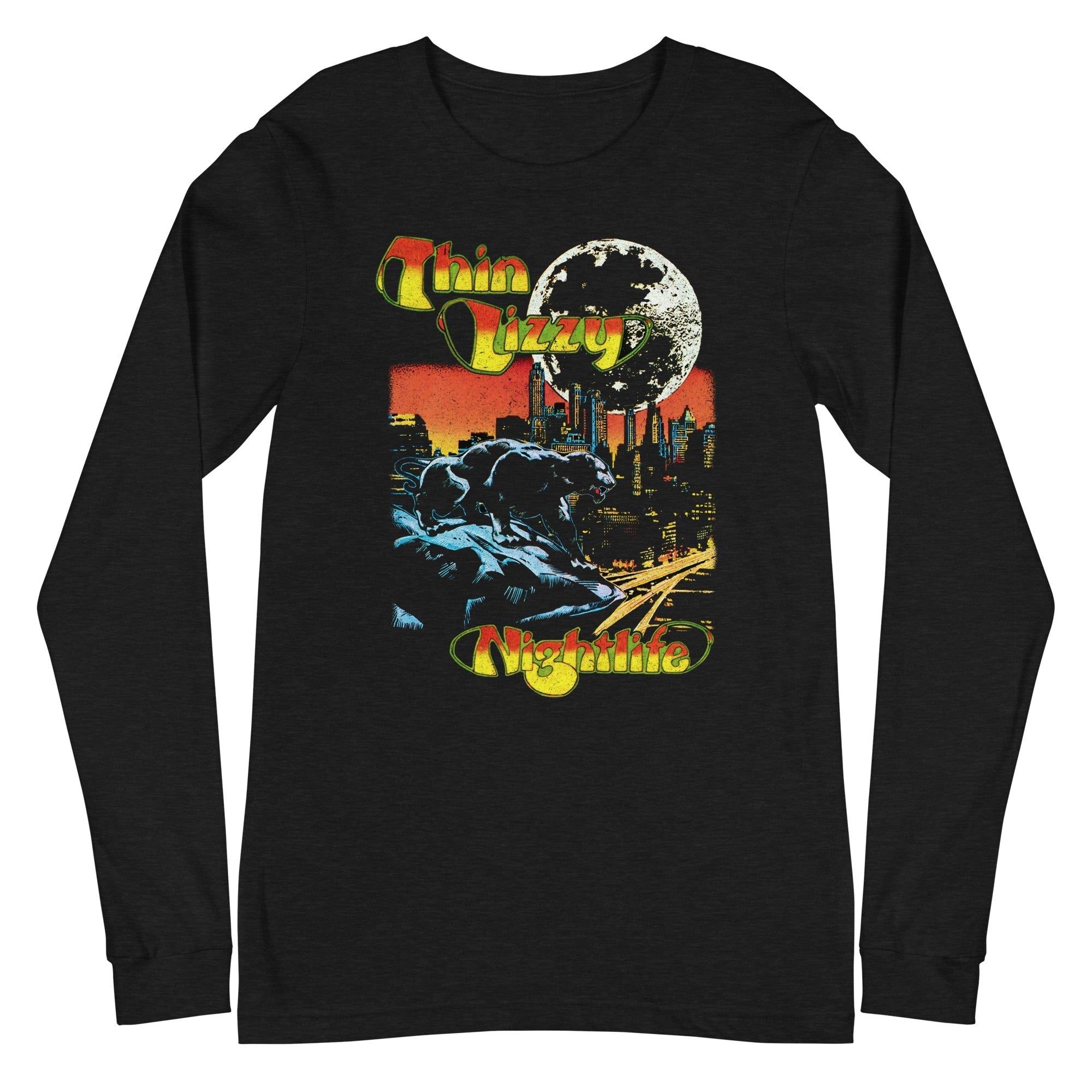 Thin Lizzy - Nightlife Long Sleeve T-Shirt Hoodie, Sweatshirt | ZylaModa.com