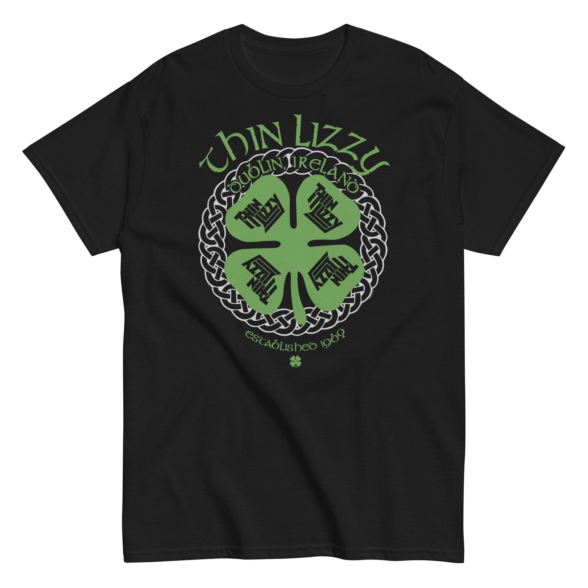 Thin Lizzy - Shamrock T-Shirt Hoodie, Sweatshirt | ZylaModa.com