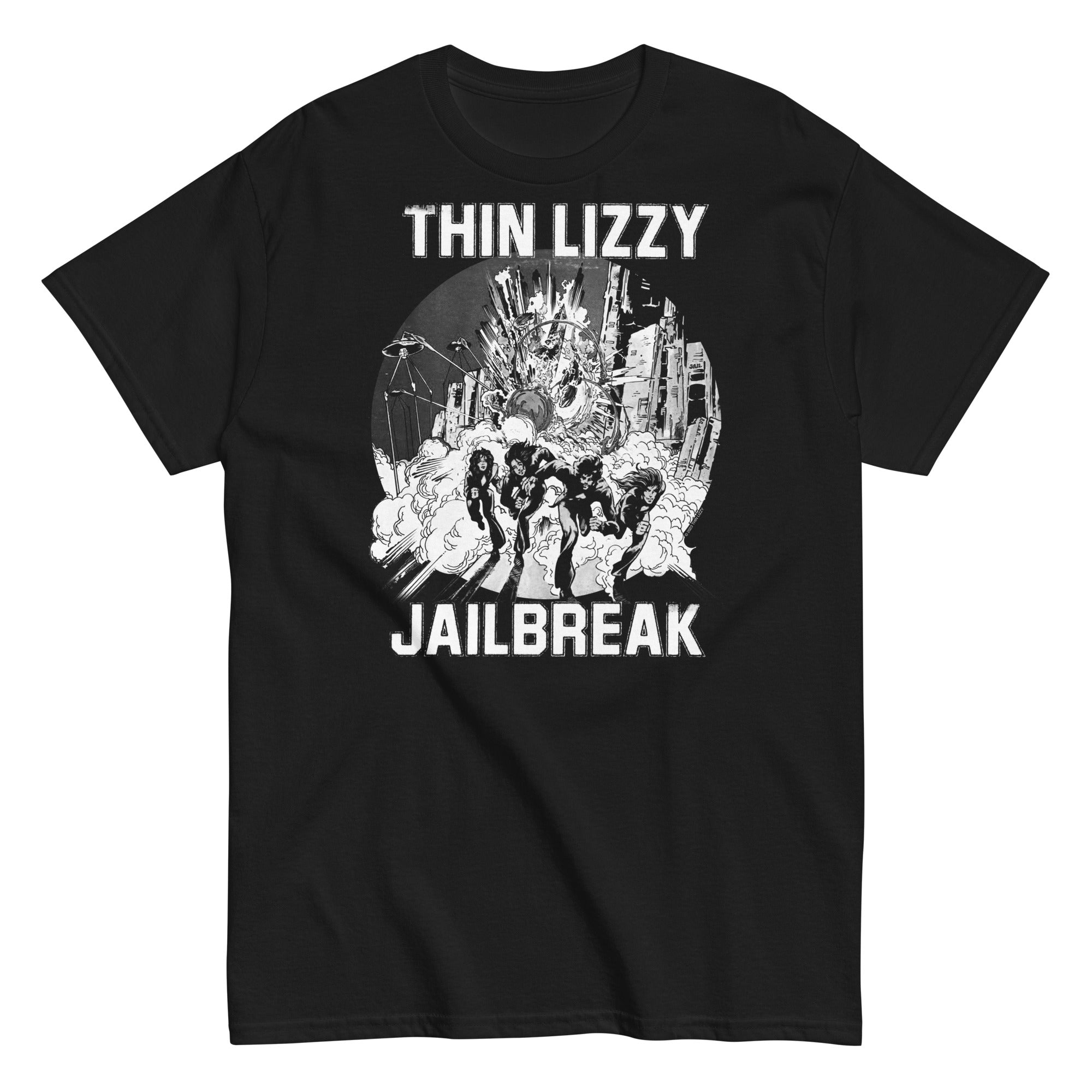 Thin Lizzy - White Jailbreak T-Shirt Hoodie, Sweatshirt | ZylaModa.com