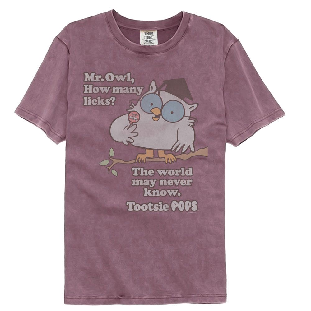 Tootsie Pops How Many Licks Comfort Colors T-Shirt Hoodie, Sweatshirt | ZylaModa.com