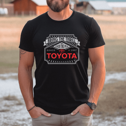 Toyota Men's Big and Tall Off-Road Bring the Thrill Shirt Hoodie, Sweatshirt | ZylaModa.com (Image 2)