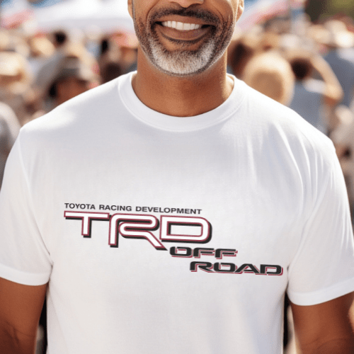 Toyota Men's Big and Tall Racing Development Off-Road Tee Hoodie, Sweatshirt | ZylaModa.com (Image 2)