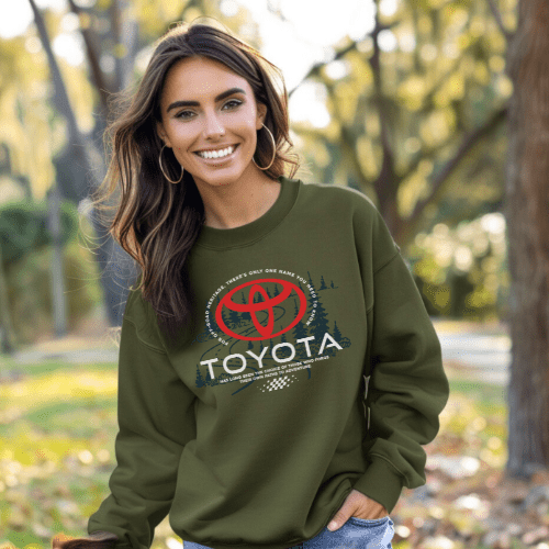 Toyota Off-Road Heritage 4x4 Crewneck Sweatshirt T-Shirts, Hoodie | ZylaModa.com (Image 2)
