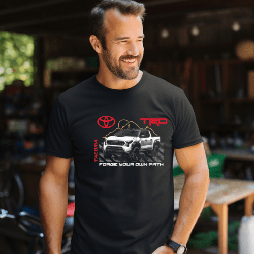 Toyota Tacoma Men's Big and Tall TRD Off Road T-shirt Hoodie, Sweatshirt | ZylaModa.com (Image 2)