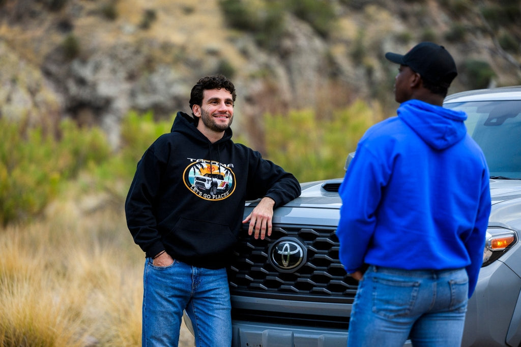 Toyota Tacoma Pick-Up Truck 4 x 4 Let's Go Places Hoodie T-Shirts, Sweatshirt | ZylaModa.com (Image 2)