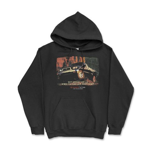 Toyota Tacoma Pick-Up Truck Retro Hoodie-Vintage Off Road T-Shirts, Sweatshirt | ZylaModa.com (Image 1)