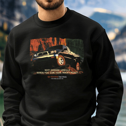 Toyota Tacoma Pick-Up Truck Retro Sweatshirt-Vintage Off Road T-Shirts, Hoodie | ZylaModa.com (Image 3)