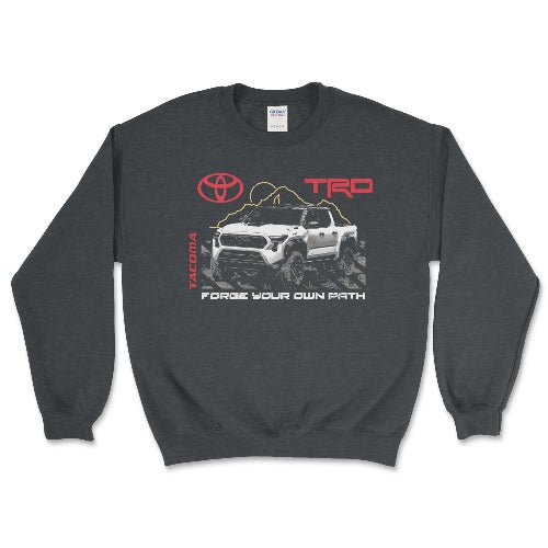 Toyota Tacoma TRD Pick-Up 4 x 4 Crewneck Sweatshirt T-Shirts, Hoodie | ZylaModa.com (Image 1)