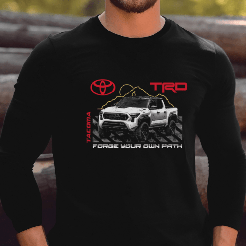 Toyota Tacoma TRD Pick-Up Long Sleeve Tee-Off Road Gear Hoodie, Sweatshirt | ZylaModa.com (Image 2)