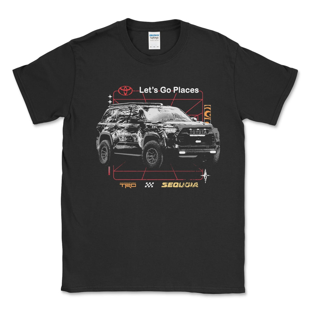 Toyota TRD Sequoia Let's Go Places 4x4 T-shirt Hoodie, Sweatshirt | ZylaModa.com (Image 1)