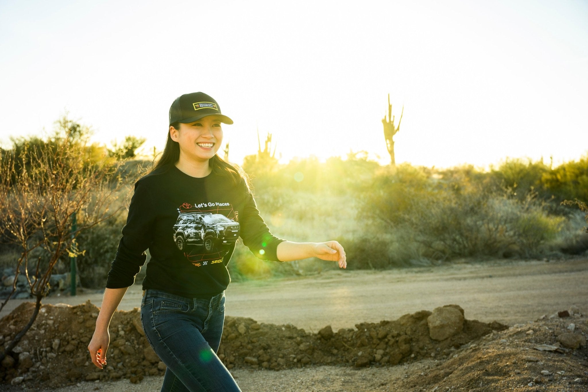 Toyota TRD Sequoia Let's Go Places Long Sleeve Tee Hoodie, Sweatshirt | ZylaModa.com (Image 2)
