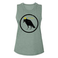 Train Crow & Crown In Circle Womens Slub T-Shirt Hoodie, Sweatshirt | ZylaModa.com