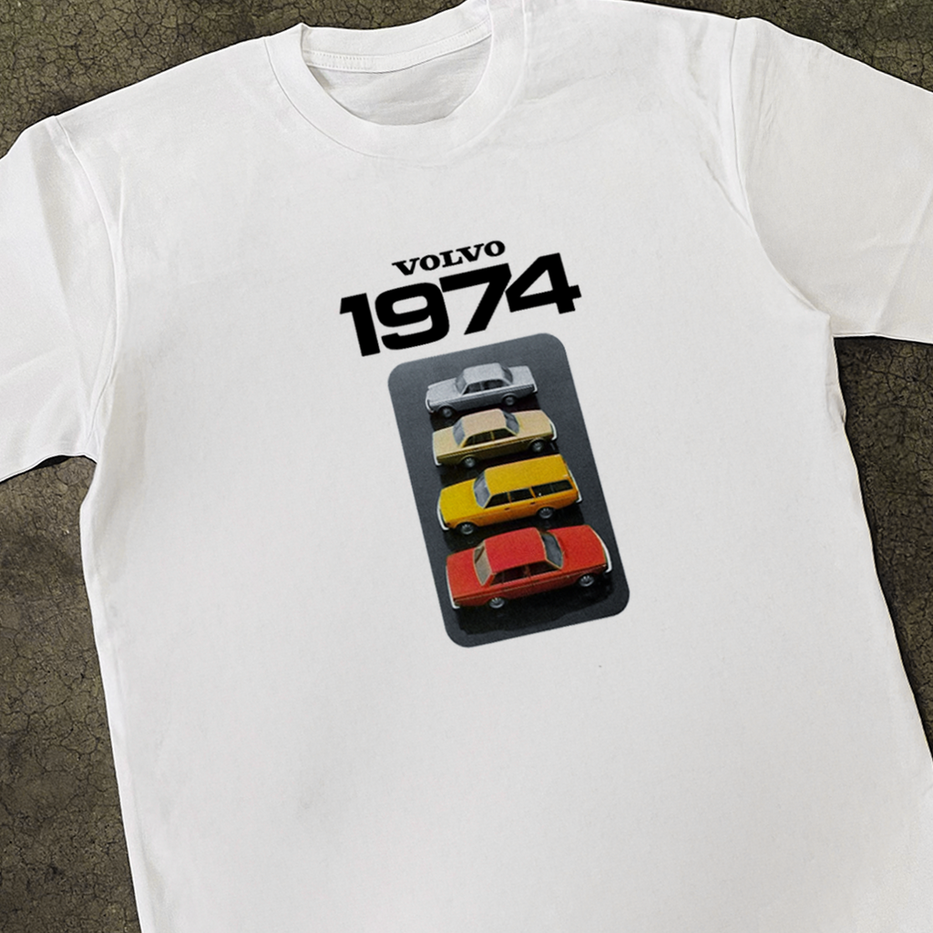 1974 'VOLVO 144' CLASSIC WHITE T-SHIRT Hoodie, Sweatshirt | ZylaModa.com (Image 2)