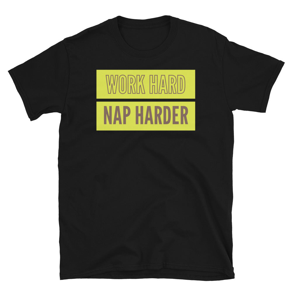 Work Hard, Nap Harder T-Shirt Hoodie, Sweatshirt | ZylaModa.com (Image 5)