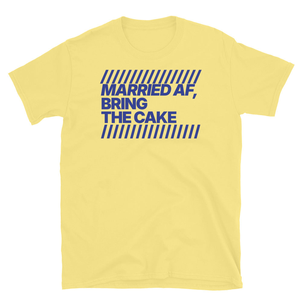 Married AF Bring The Cake T-Shirt Hoodie, Sweatshirt | ZylaModa.com (Image 1)