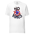 "No Kings" 100%Made in USA- Unisex t-shirt, white Hoodie, Sweatshirt | ZylaModa.com (Image 1)