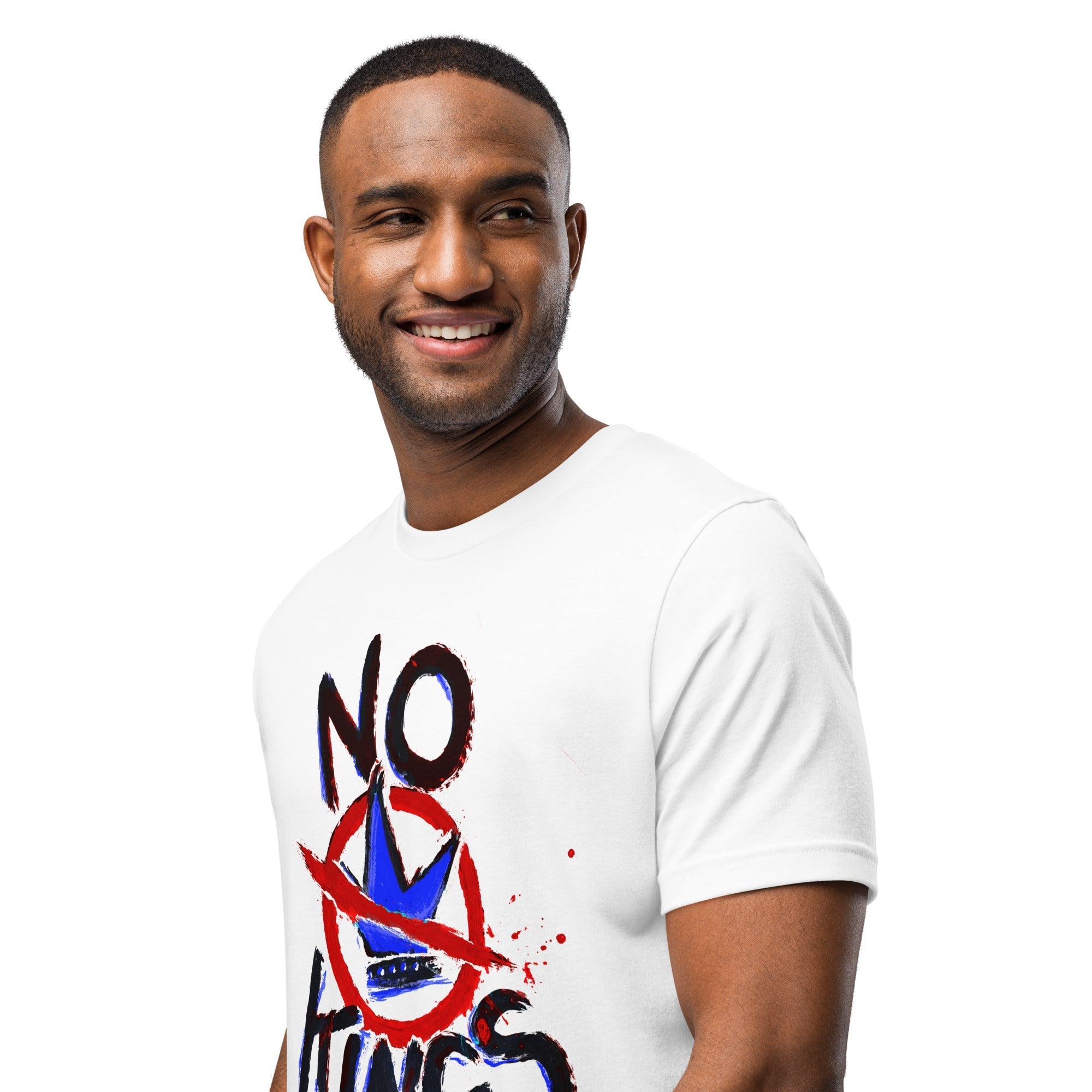 "No Kings" 100%Made in USA- Unisex t-shirt, white Hoodie, Sweatshirt | ZylaModa.com (Image 3)