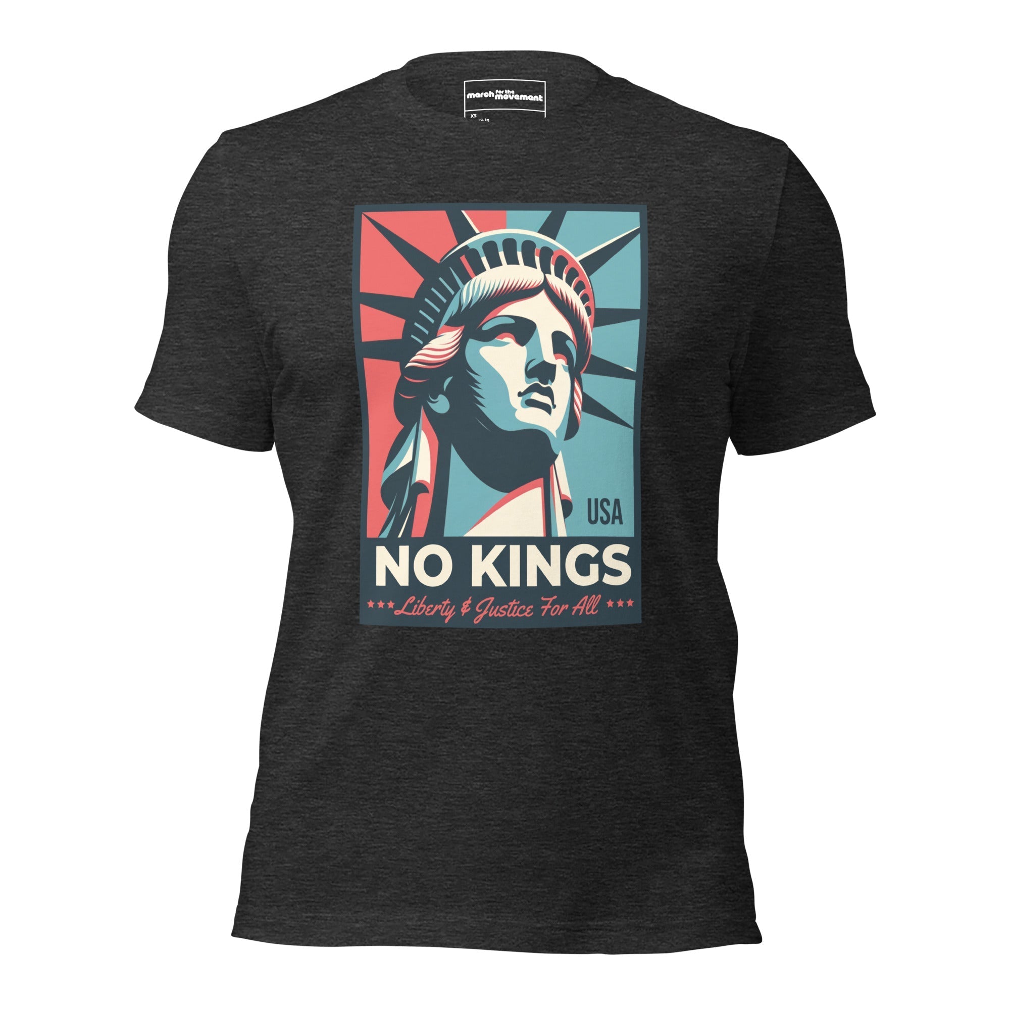 No Kings - Liberty and Justice For All T-Shirt Hoodie, Sweatshirt | ZylaModa.com (Image 5)