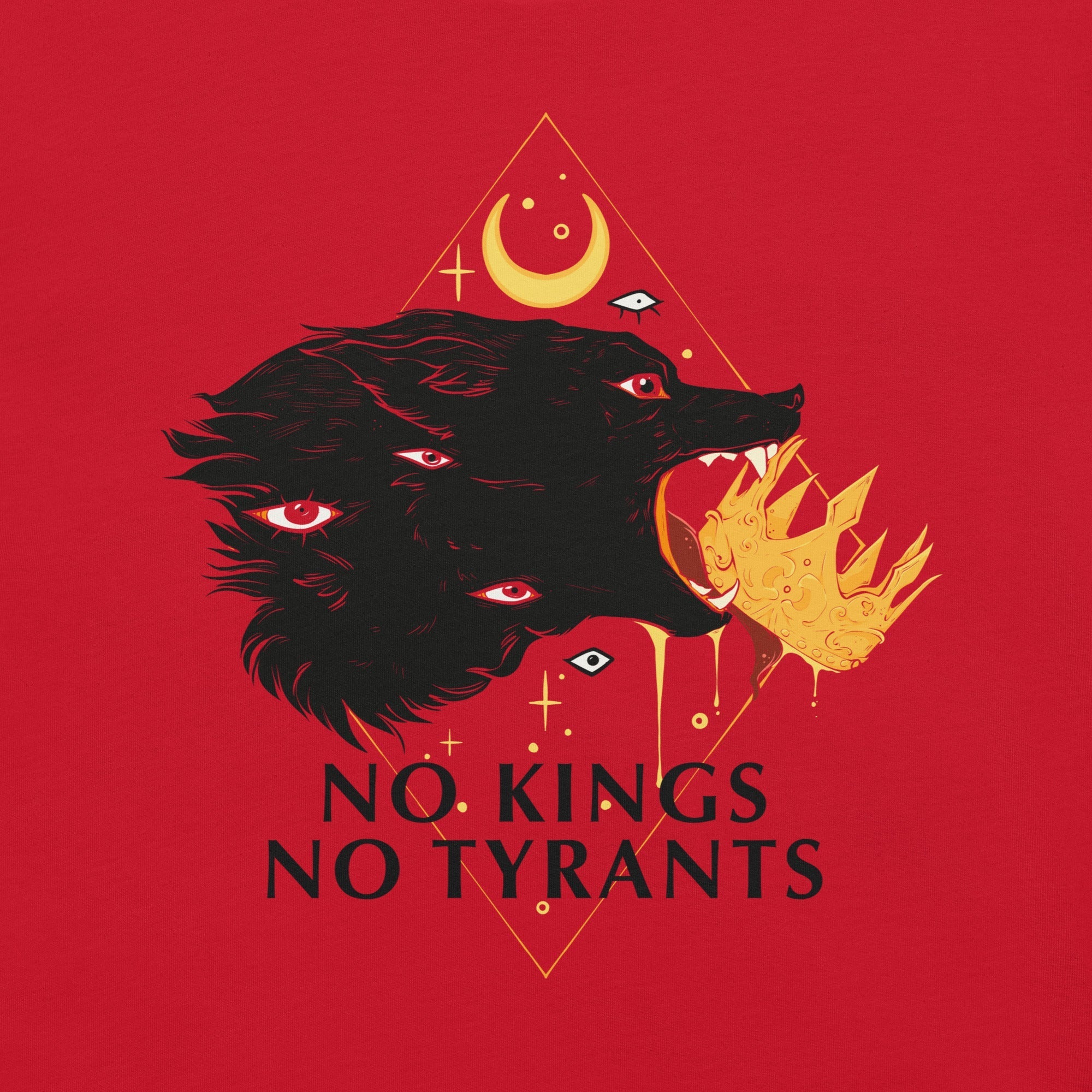 No Kings Wolf, Unisex T-Shirt Hoodie, Sweatshirt | ZylaModa.com (Image 2)