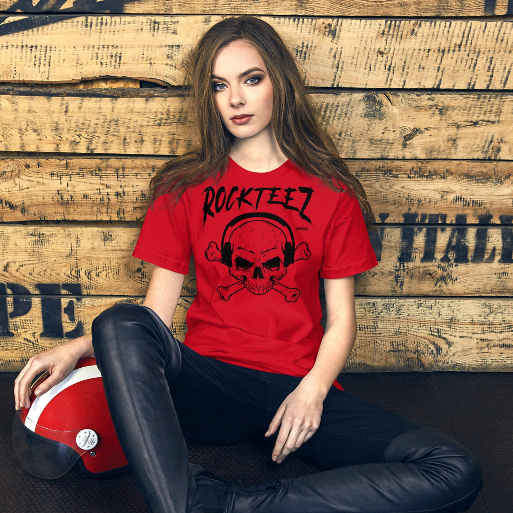 Rockteez Apparel Skull & Bones T-Shirt Hoodie, Sweatshirt | ZylaModa.com (Image 1)