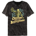 Universal Monsters Black Lagoon Shuffle Mineral Wash T-Shirt Hoodie, Sweatshirt | ZylaModa.com