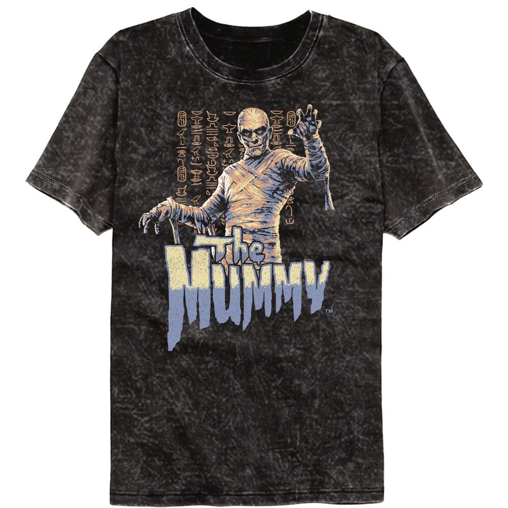 Universal Monsters Multitone Mummy Mineral Wash T-Shirt Hoodie, Sweatshirt | ZylaModa.com