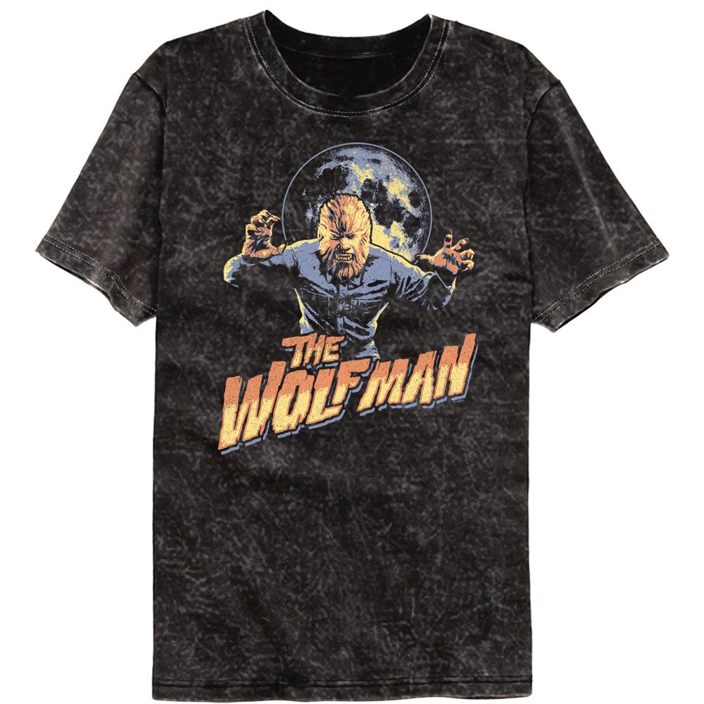 Universal Monsters Multitone Wolfman Mineral Wash T-Shirt Hoodie, Sweatshirt | ZylaModa.com
