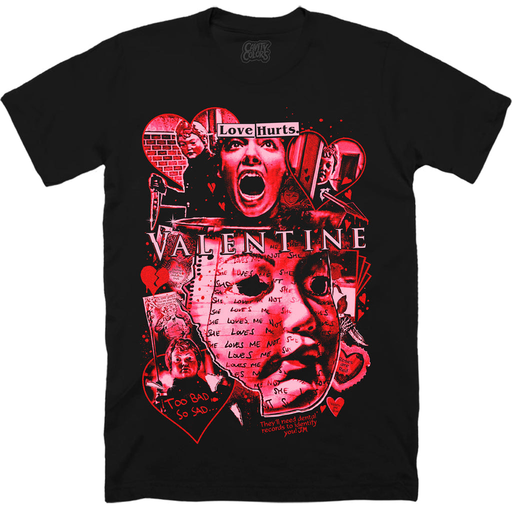 VALENTINE: LOVE HURTS - T-SHIRT Hoodie, Sweatshirt | ZylaModa.com (Image 1)