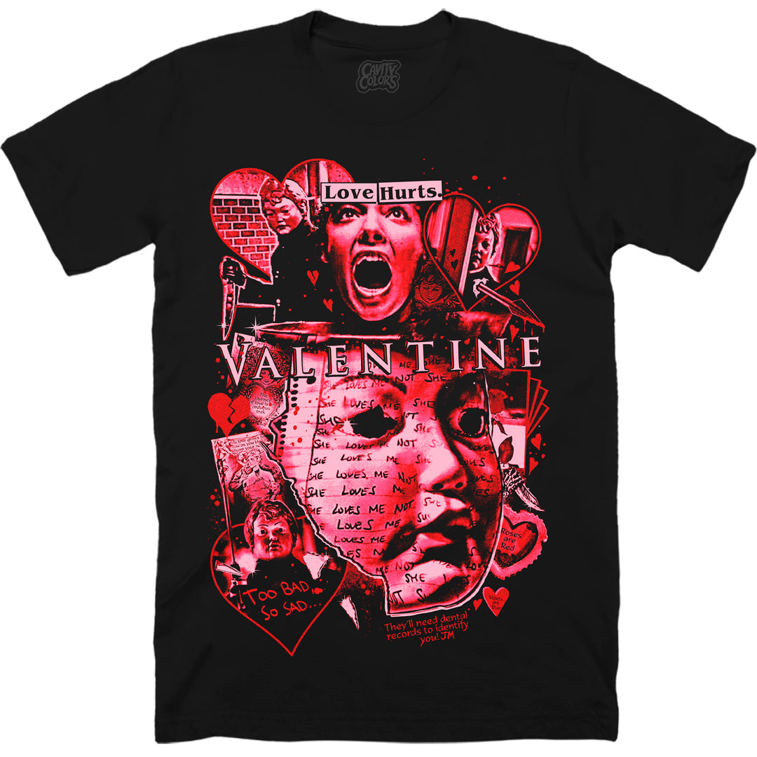 VALENTINE: LOVE HURTS - T-SHIRT Hoodie, Sweatshirt | ZylaModa.com (Image 1)