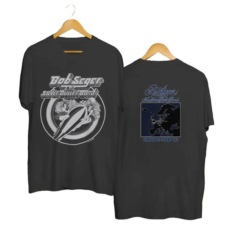 vintage 1980 Bob Seger Europe Tour Shirt Hoodie, Sweatshirt | ZylaModa.com
