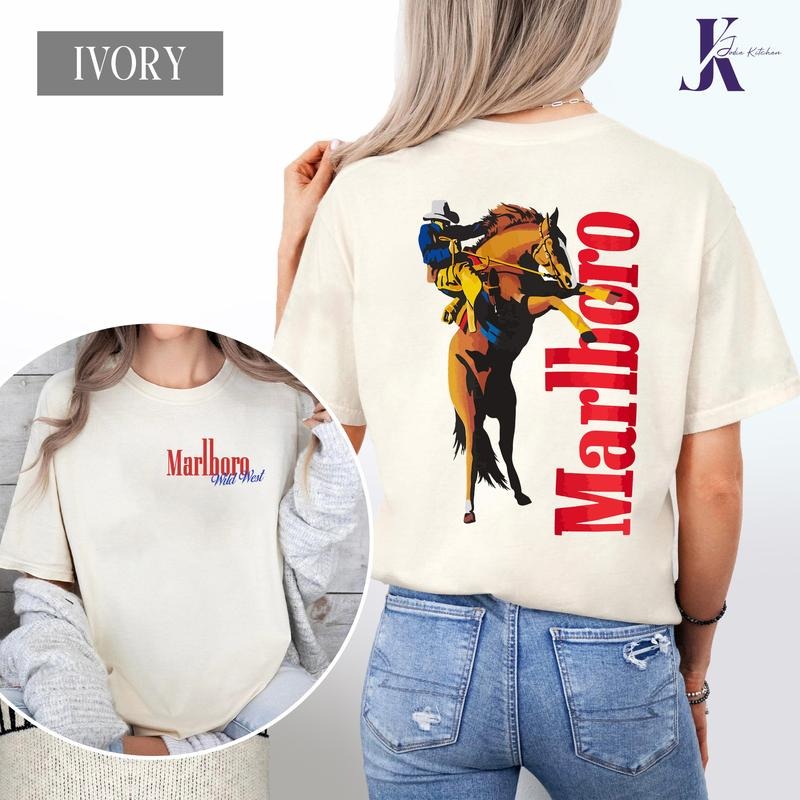 vintage marlboro cowboy wild west comfort colors shirt, country music, cowboy killer t-shirt, For Women Hoodie, Sweatshirt