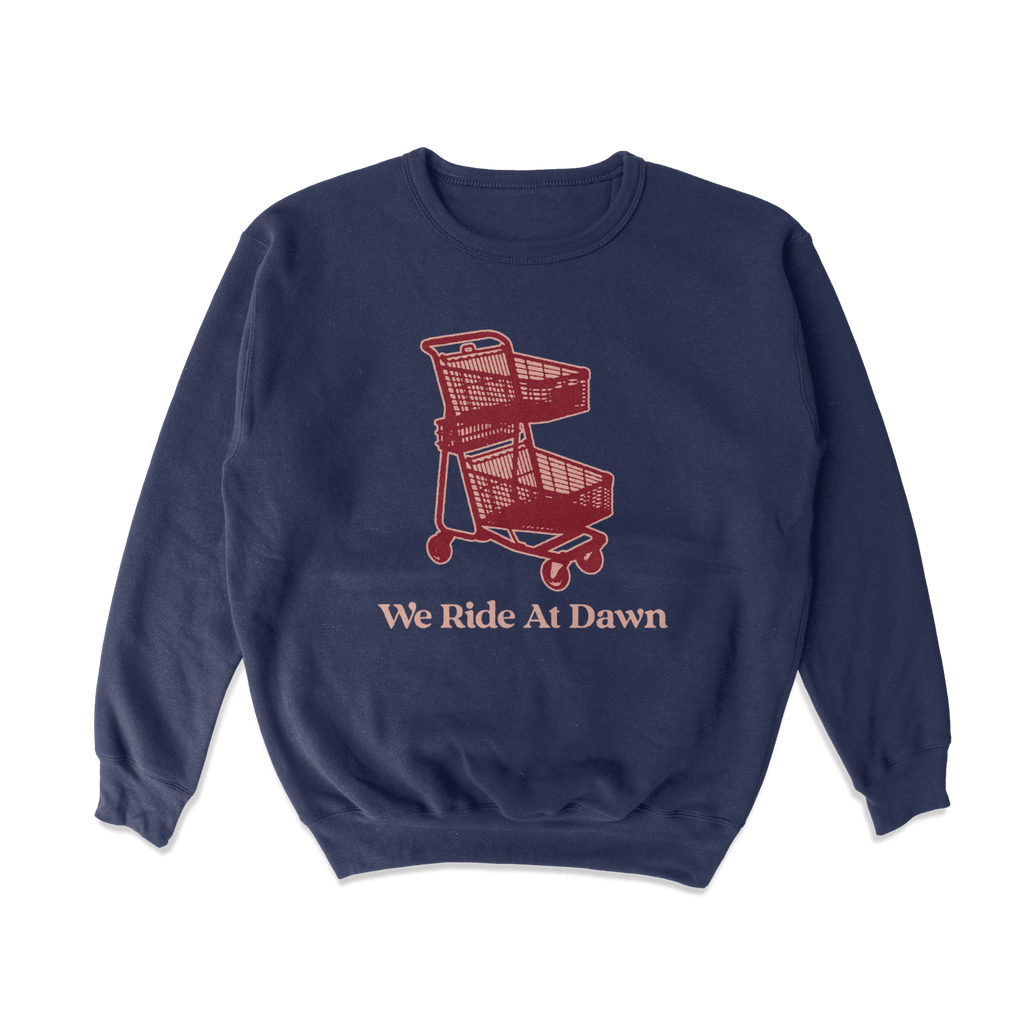 We Ride At Dawn Cart Crewneck Sweatshirt T-Shirts, Hoodie | ZylaModa.com (Image 1)