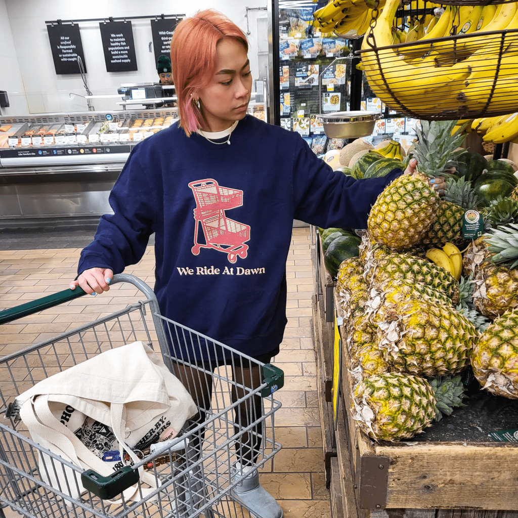 We Ride At Dawn Cart Crewneck Sweatshirt T-Shirts, Hoodie | ZylaModa.com (Image 2)