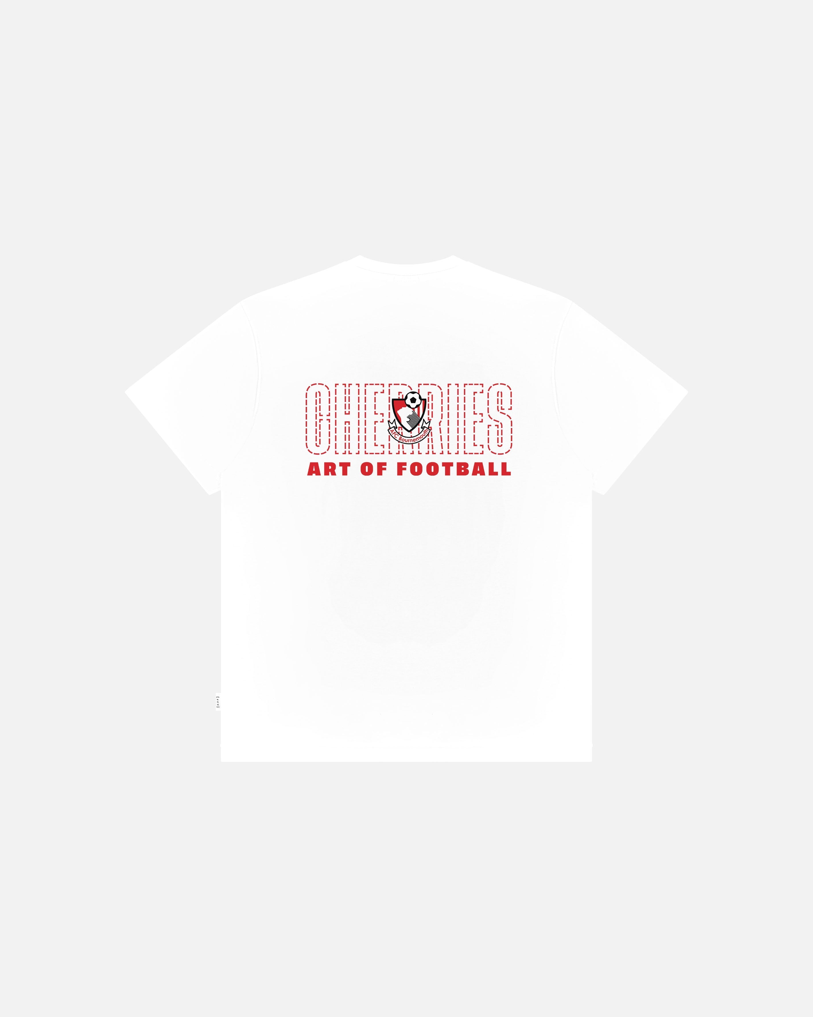 AFC Bournemouth 90s White Tee Hoodie, Sweatshirt | ZylaModa.com (Image 1)