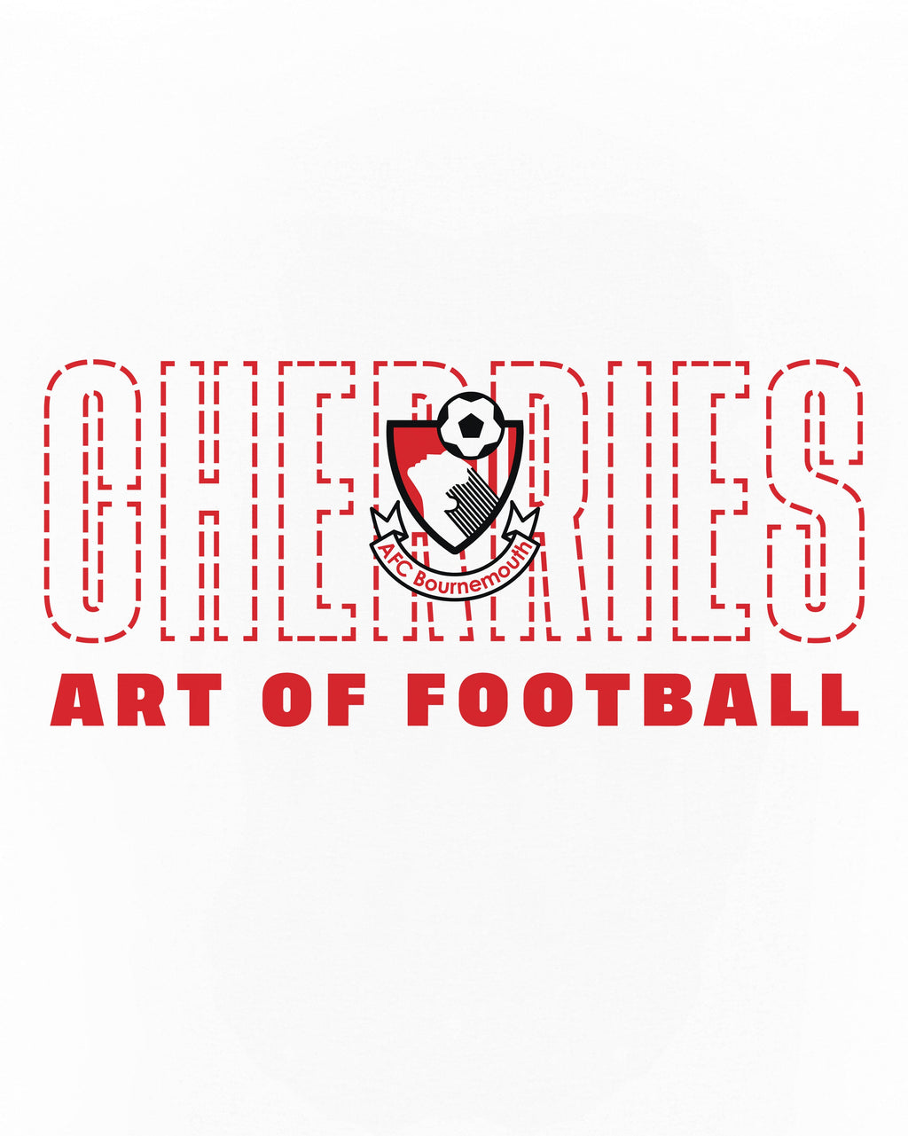 AFC Bournemouth 90s White Tee Hoodie, Sweatshirt | ZylaModa.com (Image 2)