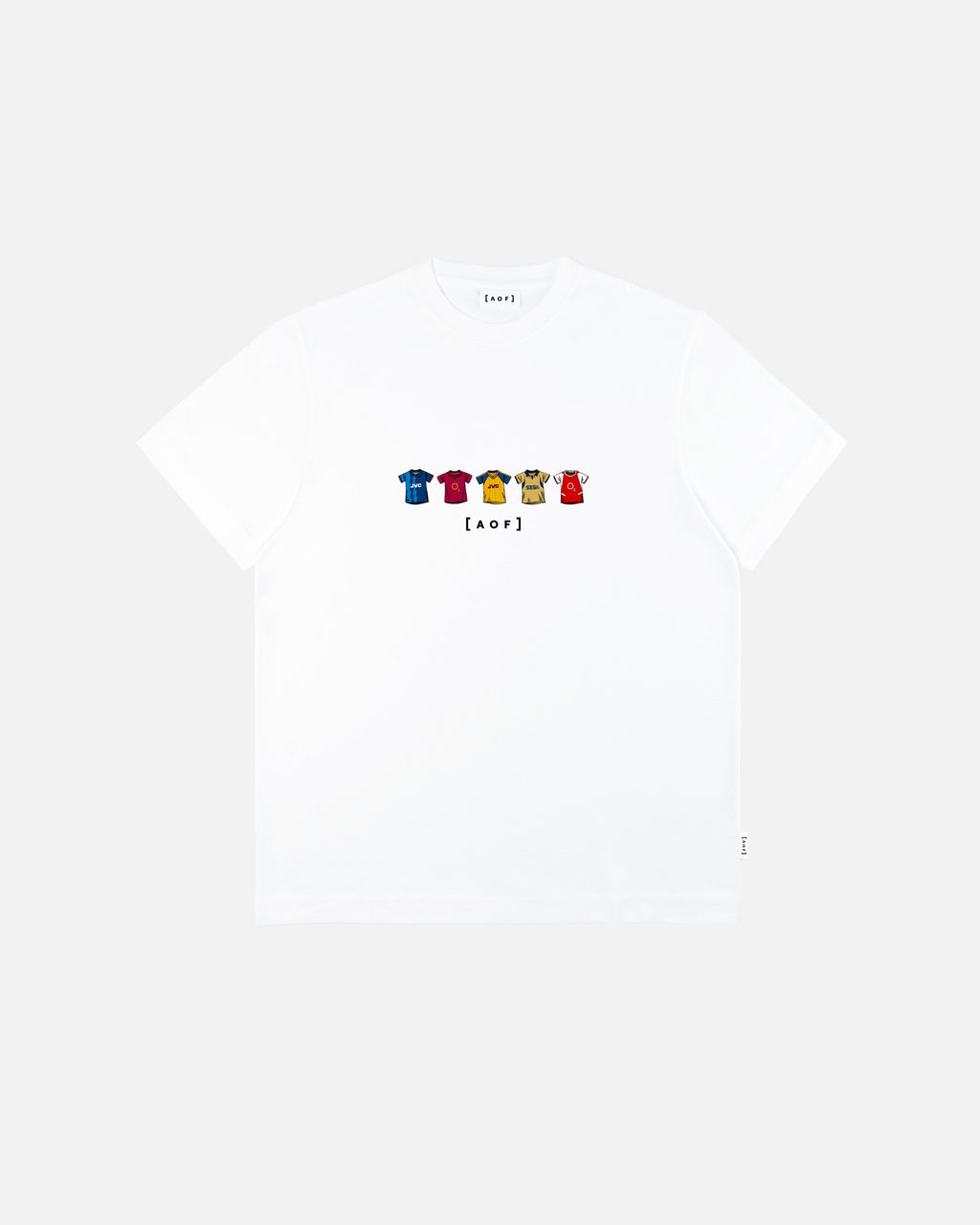 AFC Printed Classics White Tee Hoodie, Sweatshirt | ZylaModa.com (Image 1)