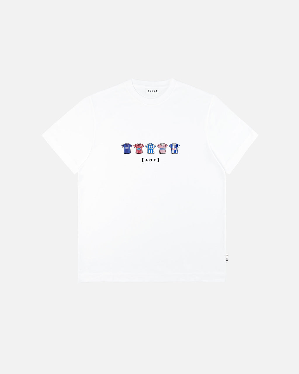 BHAFC Printed Classics White Tee Hoodie, Sweatshirt | ZylaModa.com (Image 1)