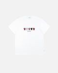 AVFC Printed Classics White Tee Hoodie, Sweatshirt | ZylaModa.com (Image 1)